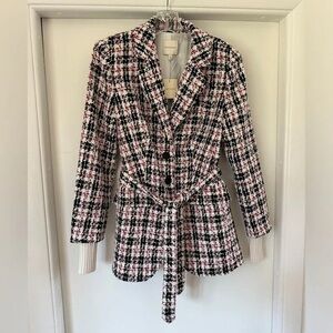 Favorite Daughter Plaid Blazer size small